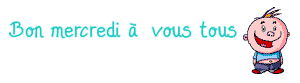 Gif animé Bon mercredi à vous tous